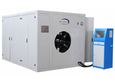 Crimping machine for composite insulator production