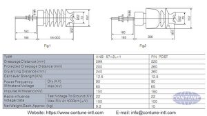 high voltage porcelain insulators 57-2 series