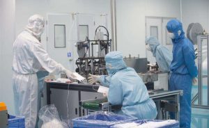 Mask production lines for fabrication of respirators