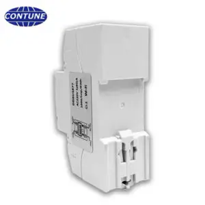 back view of single phase smart power meter for civil use with WIFI smart control and DIN RAIL mount